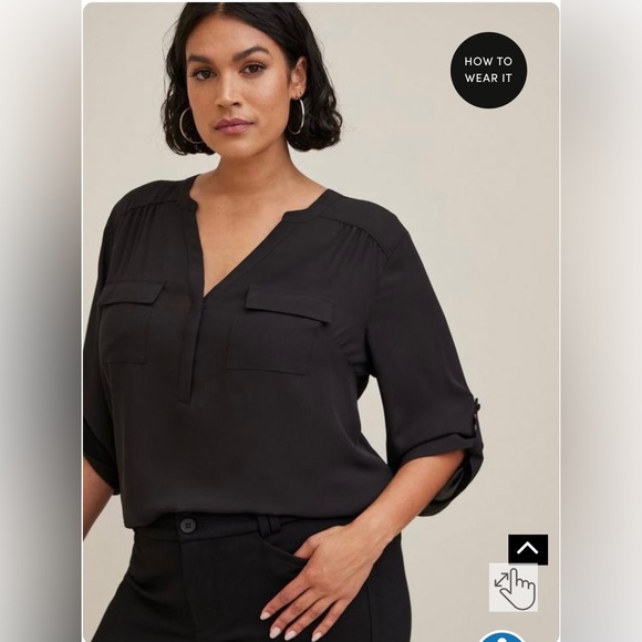 Torrid Harper Blouse, Size 3 - Picture 1 of 4
